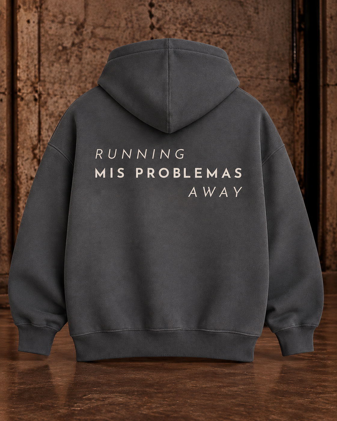 Hoodie “Running mis problemas away”